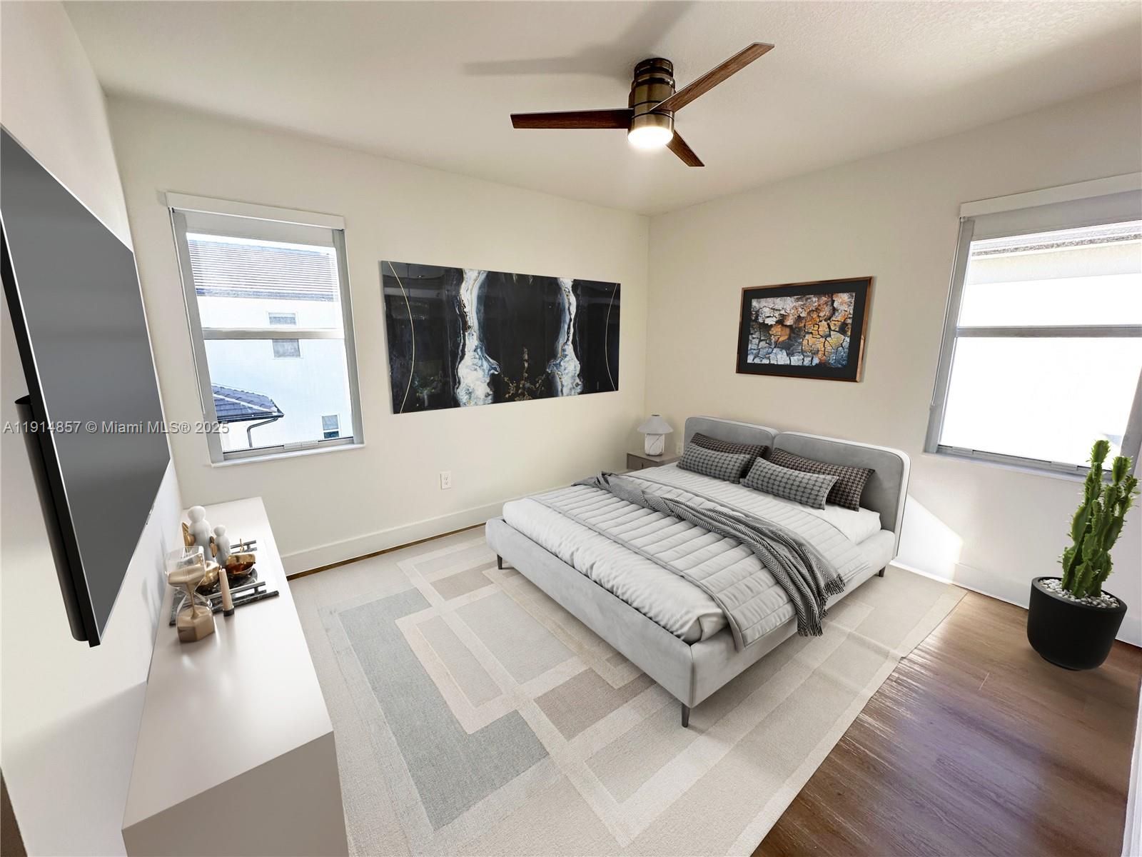 12273 Southwest 44th Street Davie, FL 33330 - Photo 23 of 31 a bedroom with a large bed and a window