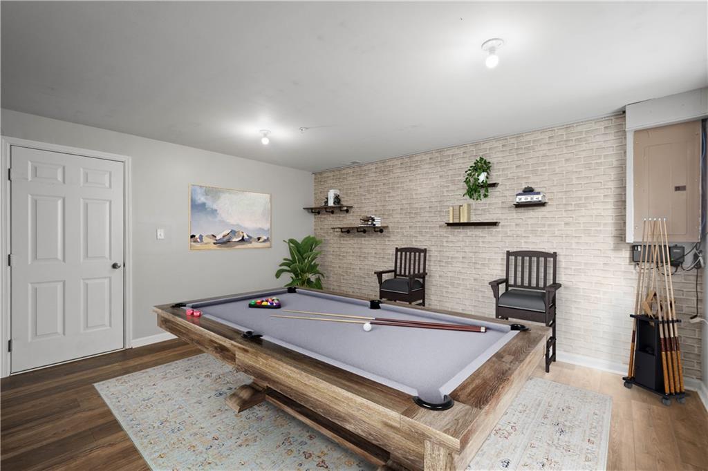 2013 Ashton Row Bridgeville, PA 15017 - Photo 28 of 33 a room with furniture pool table and wooden floor