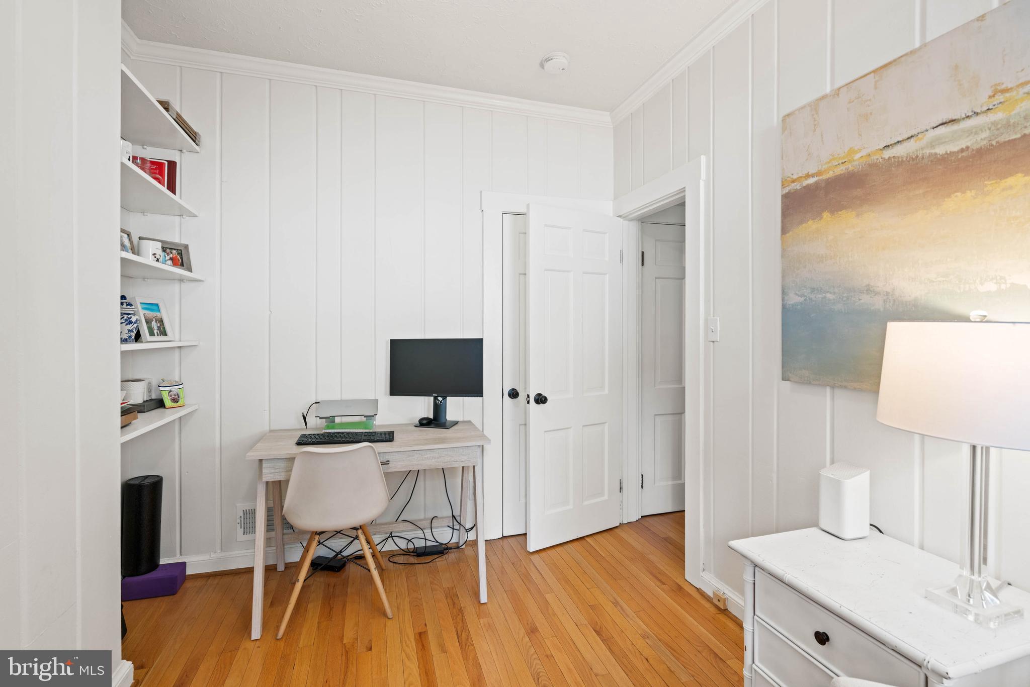 1656 Avon Place Northwest Washington, DC 20007 - Photo 8 of 20 a workspace with furniture and wooden floor