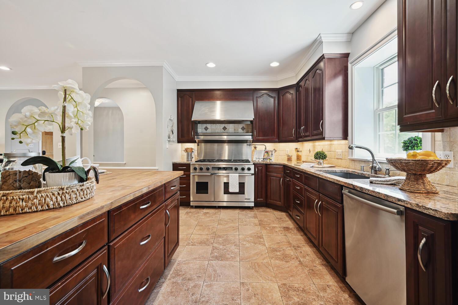 404 Pershing Drive Silver Spring, MD 20910 - Photo 5 of 37 Custom cherry cabinets and high-end appliances