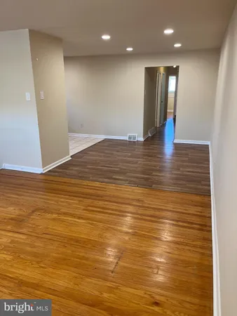 wooden floor in an empty room
