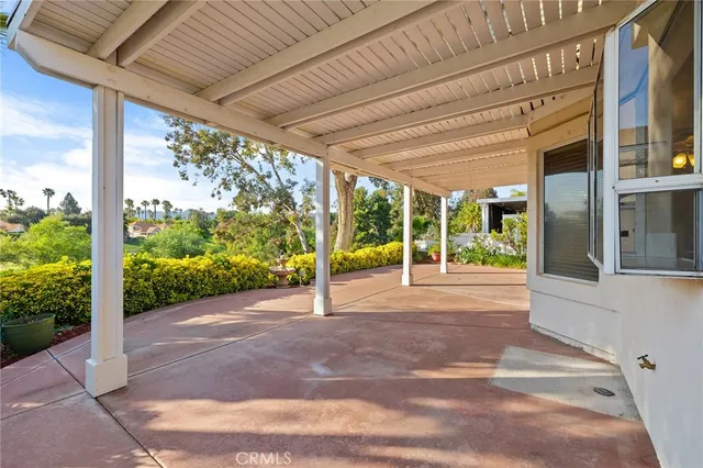 a view of an outdoor space with a lake view