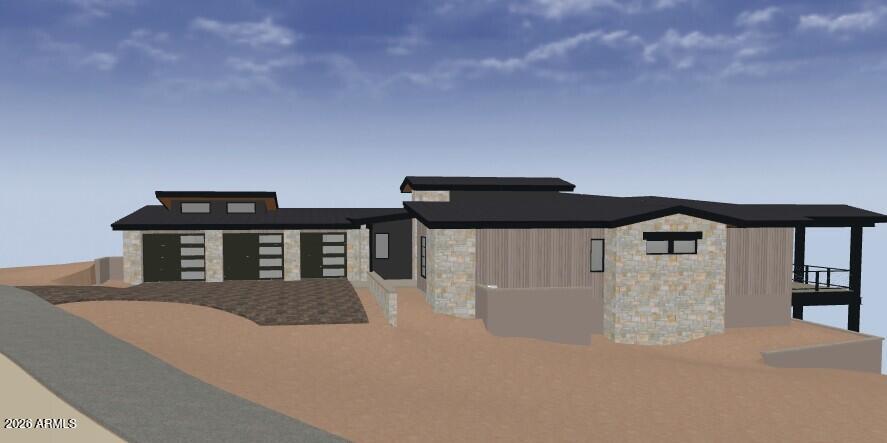 3002 East Game Trail Payson, AZ 85541 - Photo 12 of 40 a front view of a house with a yard