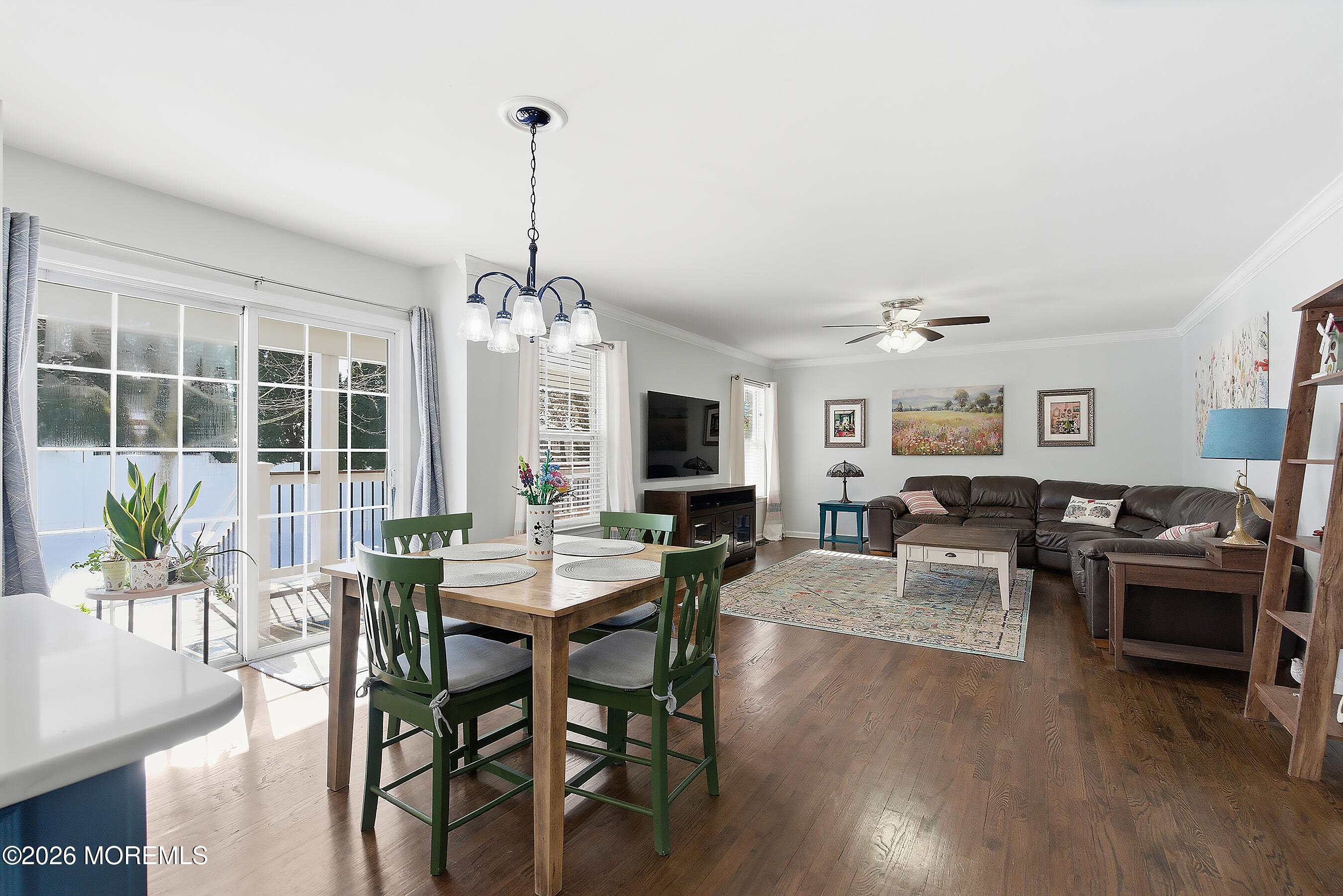 197 Inlet Avenue Manahawkin, NJ 08050 - Photo 13 of 36 a view of a dining room with furniture window and wooden floor