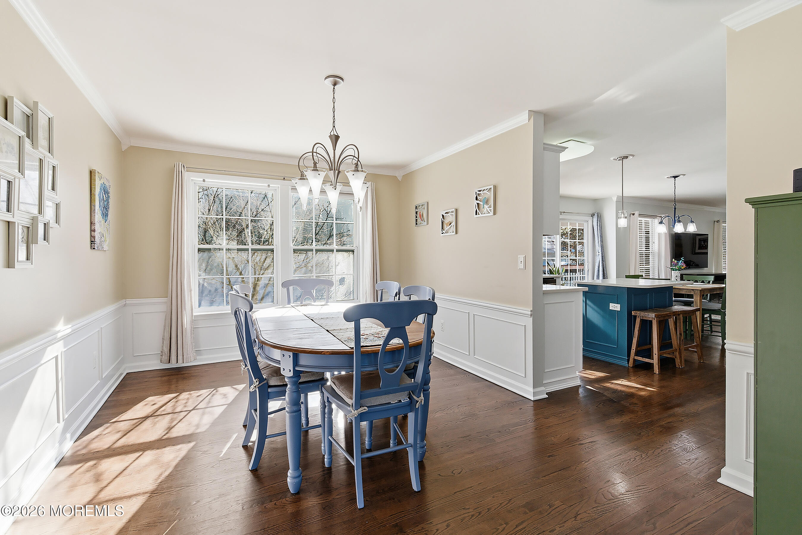 197 Inlet Avenue Manahawkin, NJ 08050 - Photo 7 of 36 a view of a dining room with furniture window and wooden floor