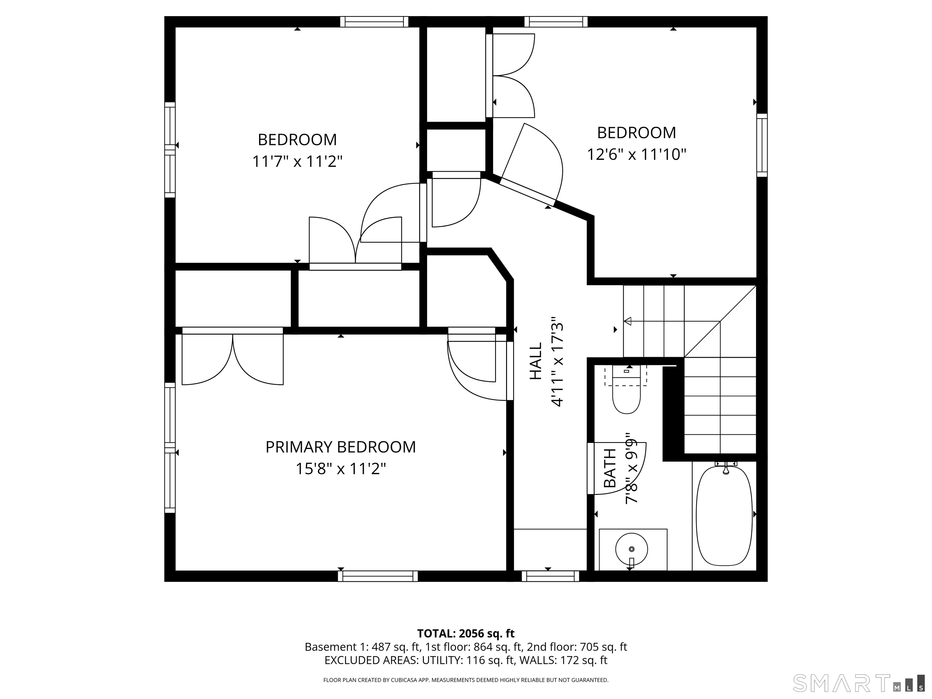 18 Day Spring Avenue Hamden, CT 06518 - Photo 34 of 35 Floor Plan - Upper Level