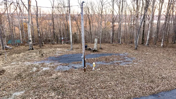 a view of a small yard