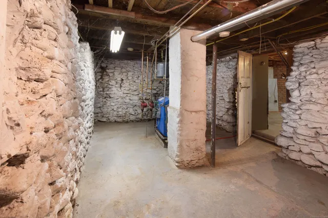 a view of water heater room