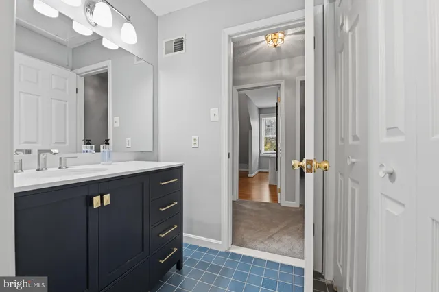 a view of a garden with mountain