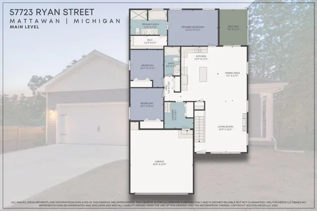 $339,900 | 57723 Ryan Street, Mattawan, MI 49071