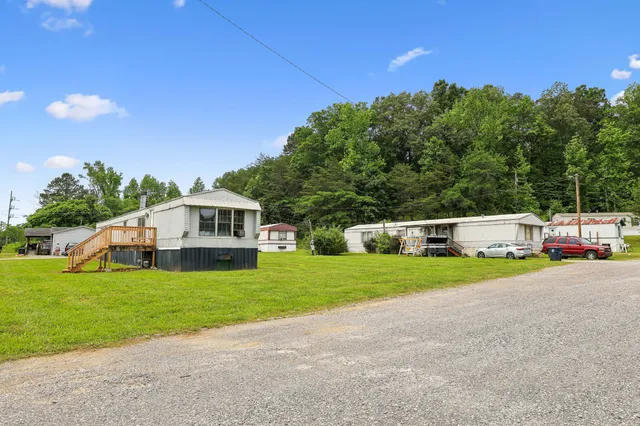 a view of a city with an ocean
