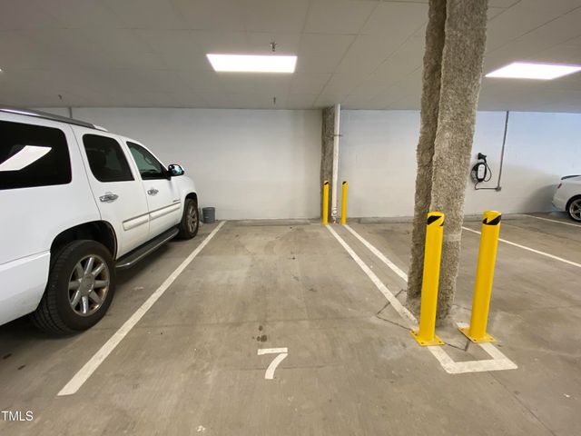 a view of a gym equipment in a room