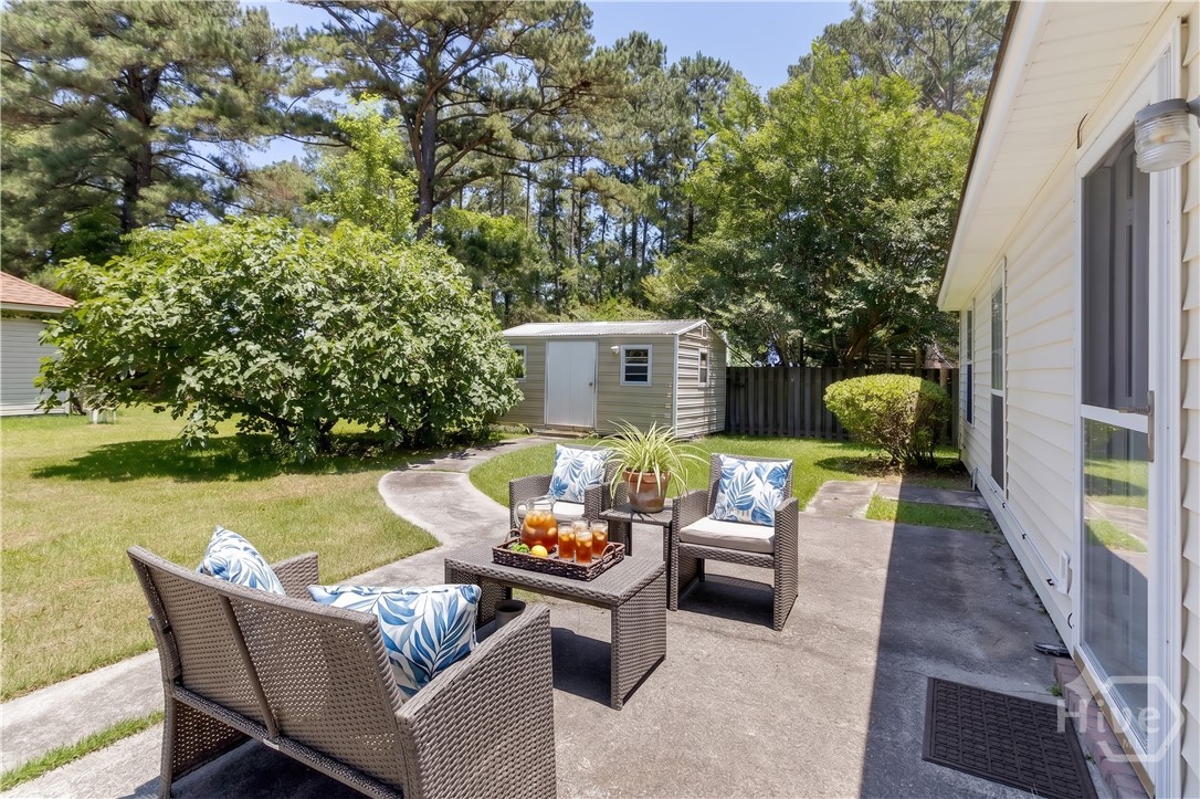 412 Greenway Street Pooler, GA 31322 - Photo 16 of 20 Patio in backyard