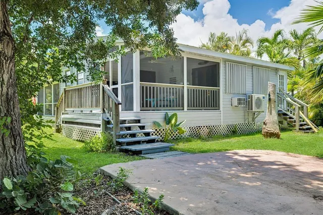 a house view with a garden