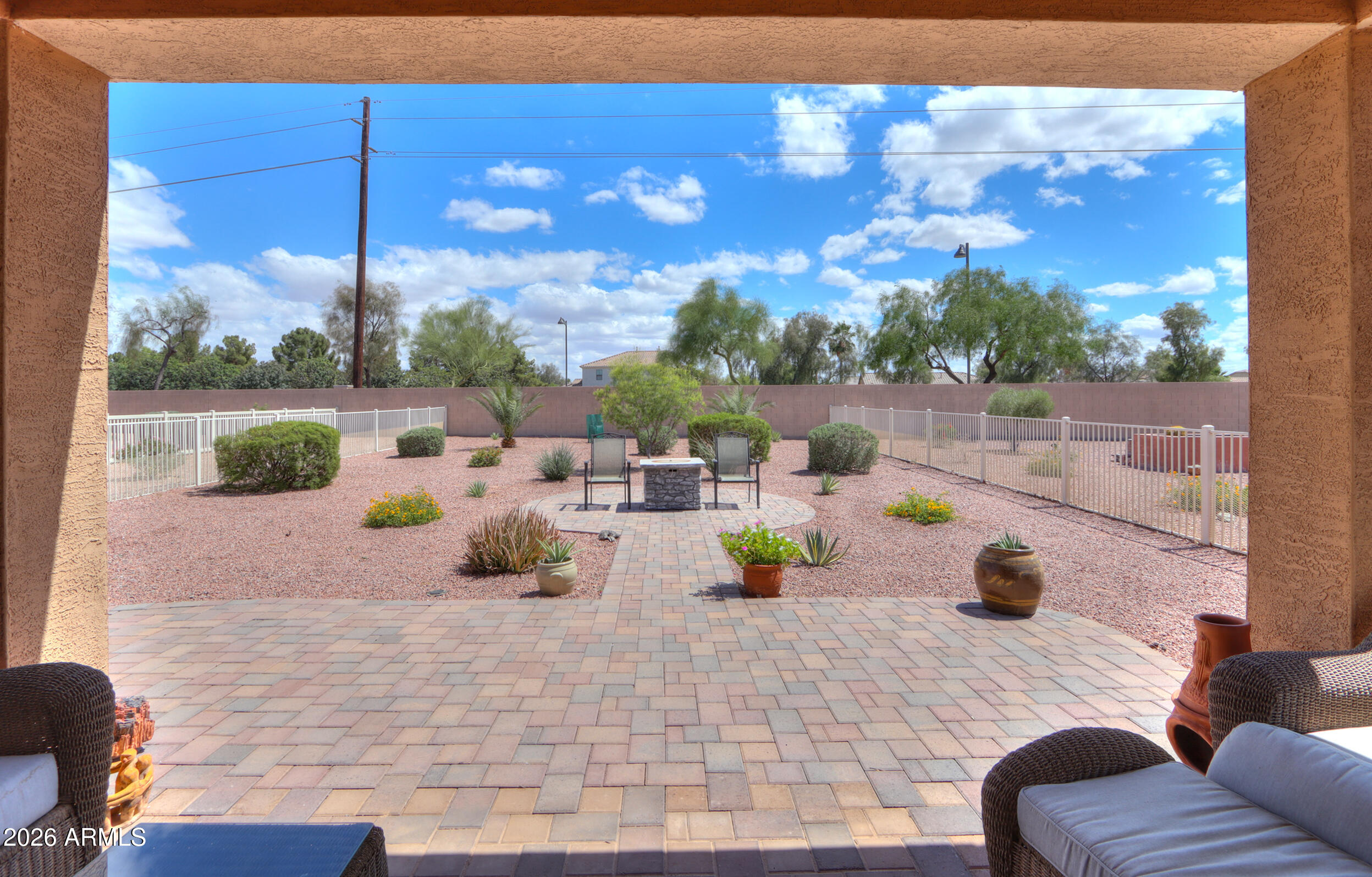42085 West Cribbage Road Maricopa, AZ 85138 - Photo 28 of 35 a view of swimming pool with sitting area