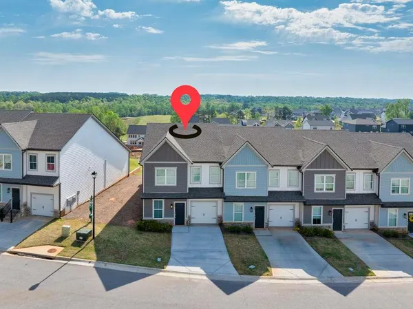 a living room with a fireplace