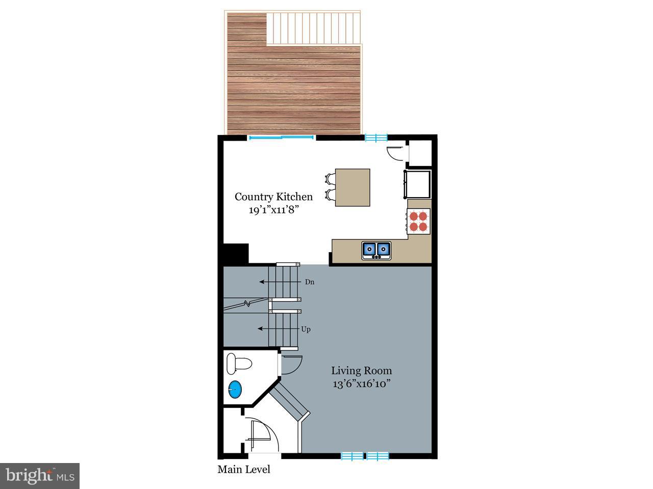 6371 Racetec Place Springfield, VA 22150 - Photo 19 of 21 Main Level Floor Plan