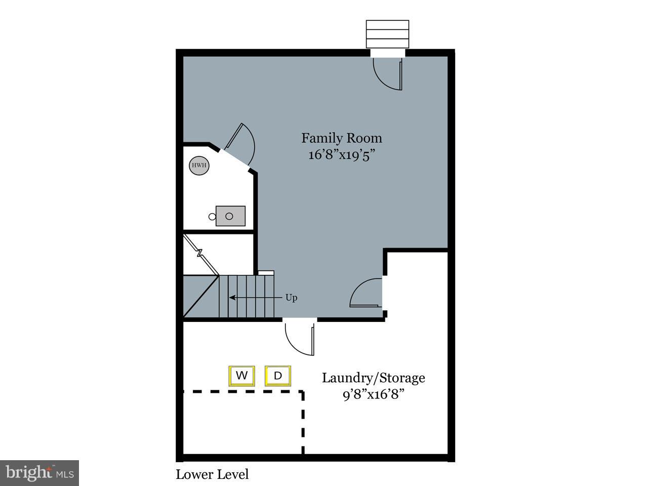 6371 Racetec Place Springfield, VA 22150 - Photo 21 of 21 Lower Level Floor Plan