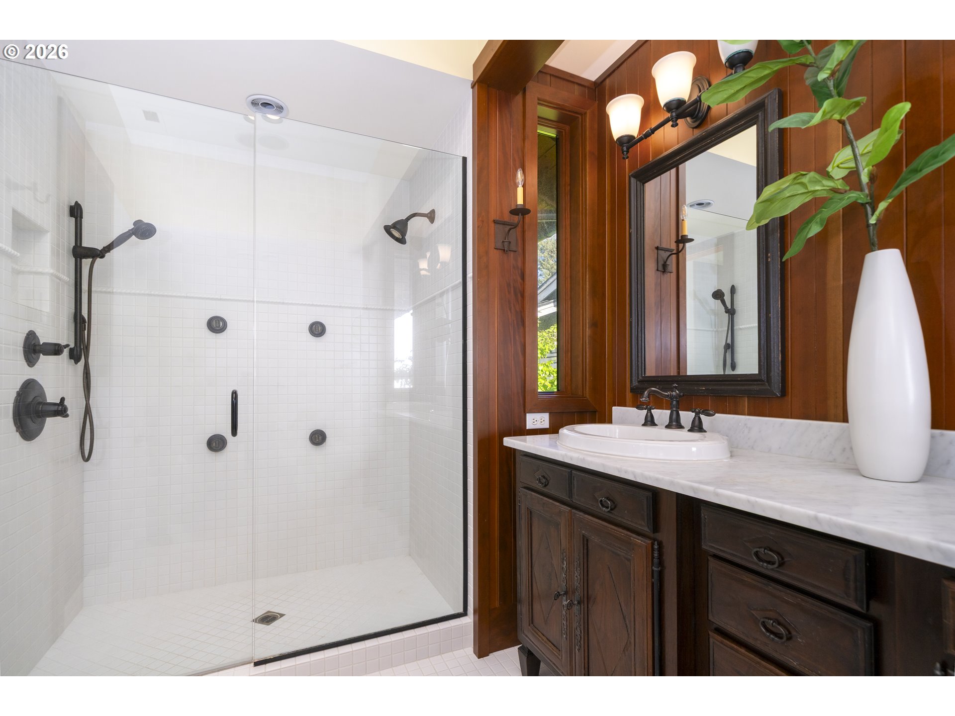 7850 Brooten Mountain Road Pacific City, OR 97135 - Photo 21 of 48 a bathroom with a sink and a mirror