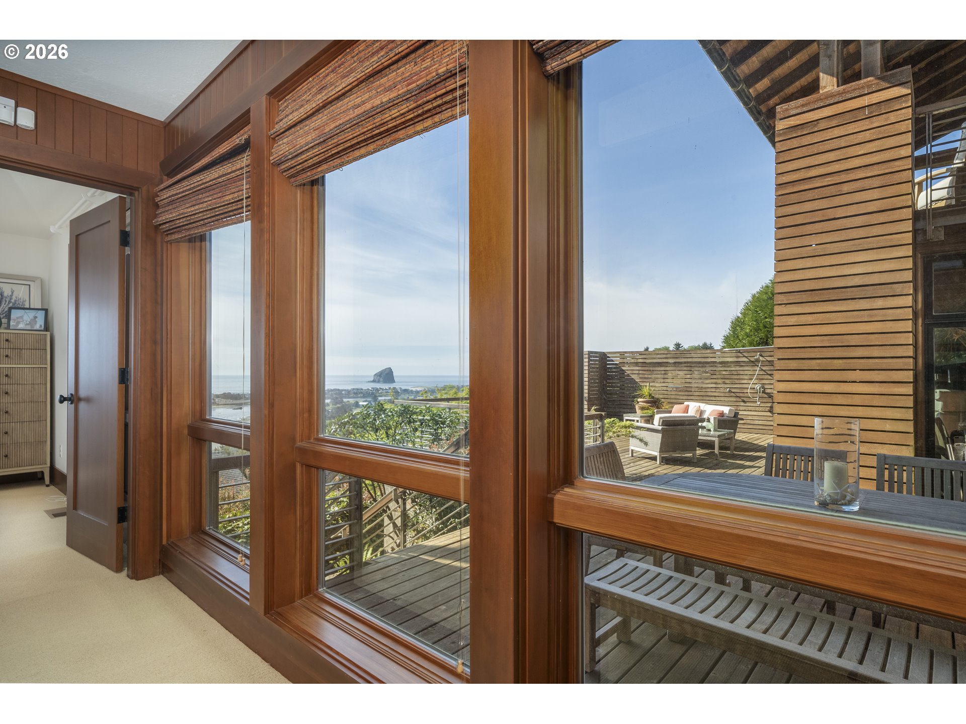 7850 Brooten Mountain Road Pacific City, OR 97135 - Photo 29 of 48 a view of a balcony and floor to ceiling window