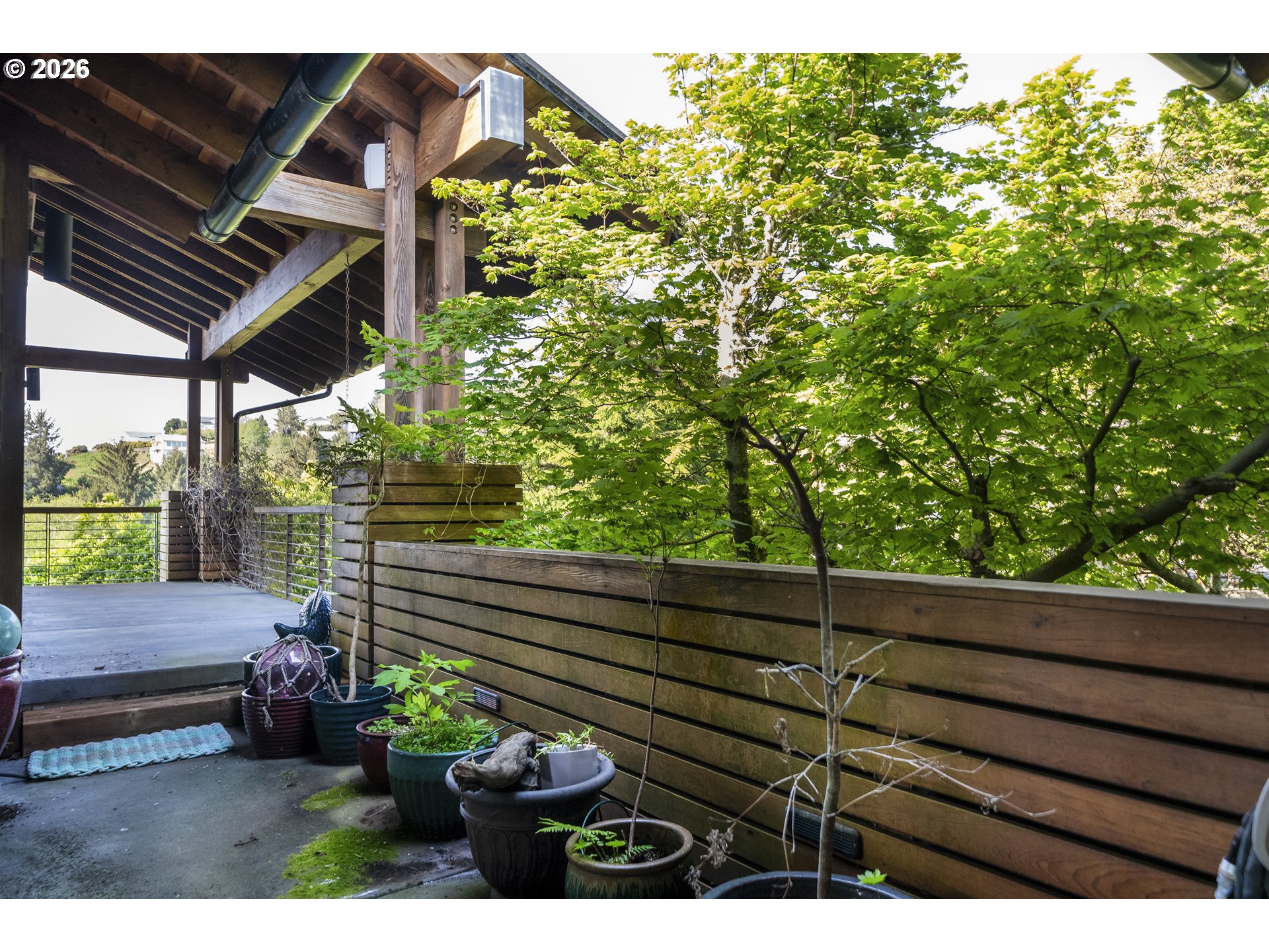 7850 Brooten Mountain Road Pacific City, OR 97135 - Photo 38 of 48 a view of a bench in the balcony