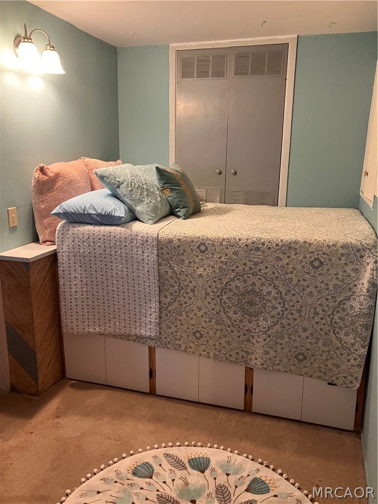 23228 Brookside Road Crestline, CA 92325 - Photo 21 of 23 a bedroom with a bed and a window
