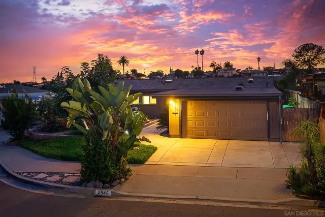 a view of yard along with trees
