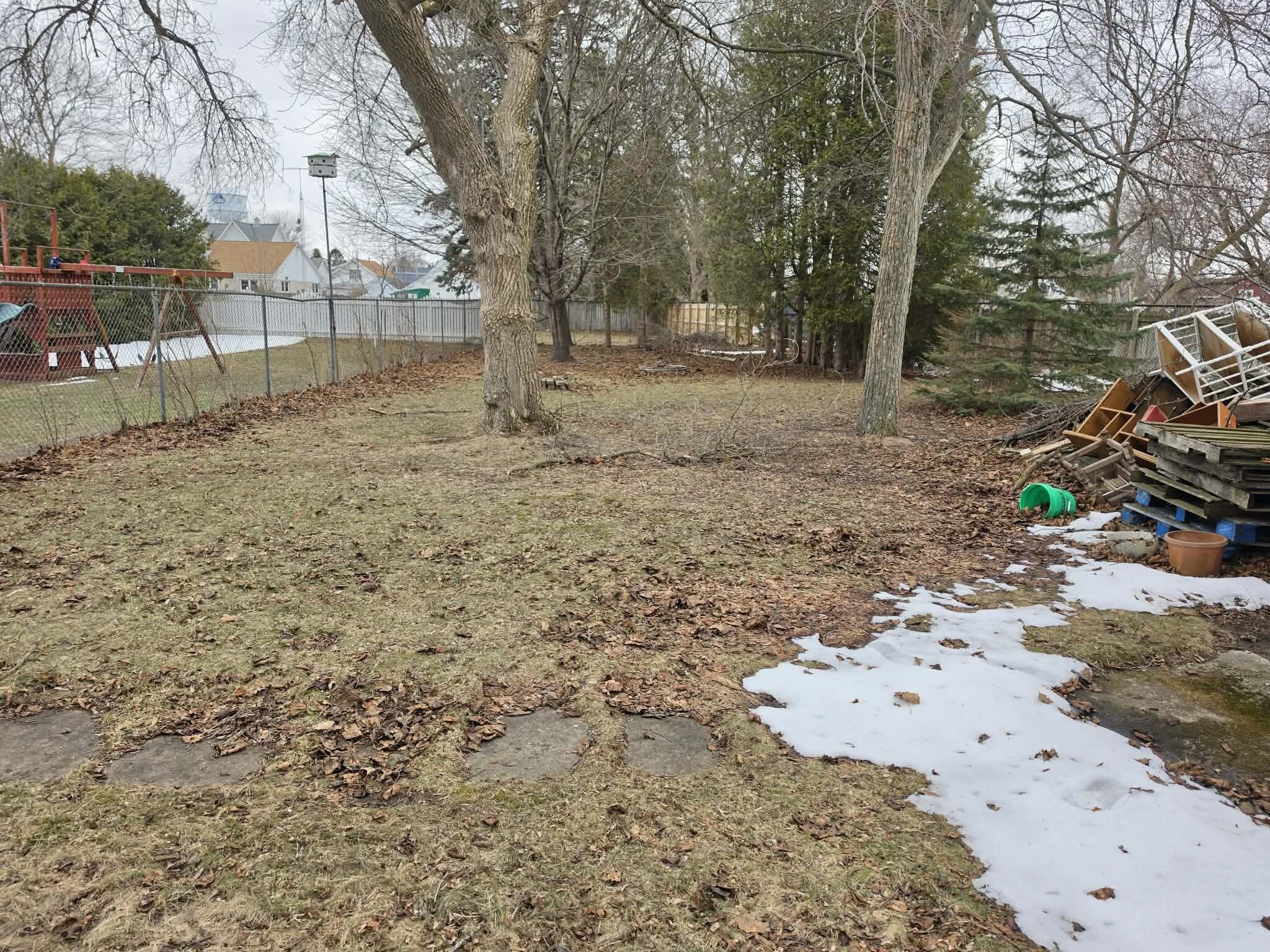 1420 Hawthorne Avenue Two Rivers, WI 54241 - Photo 31 of 38 backyard1