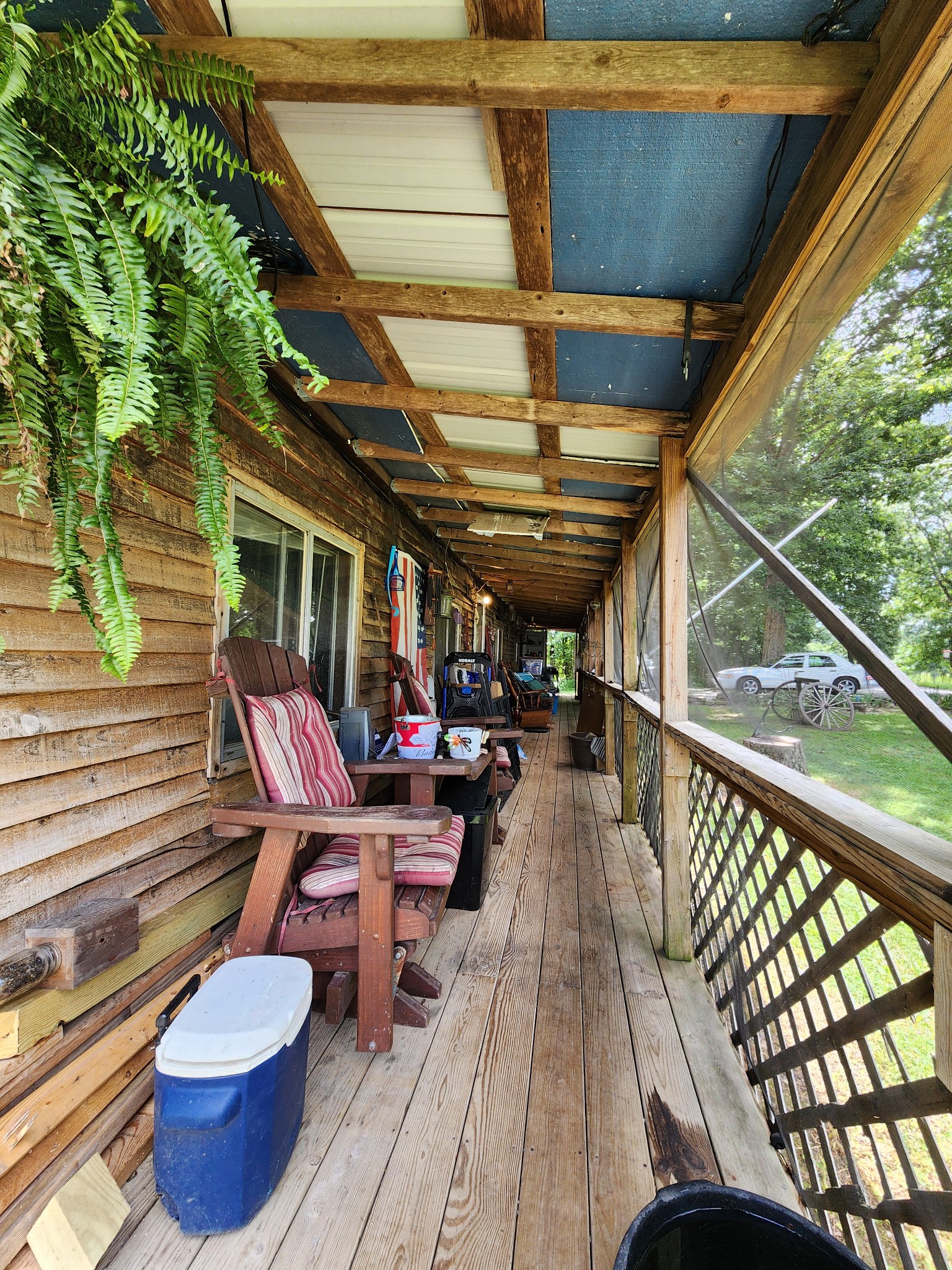 a view of outdoor seating