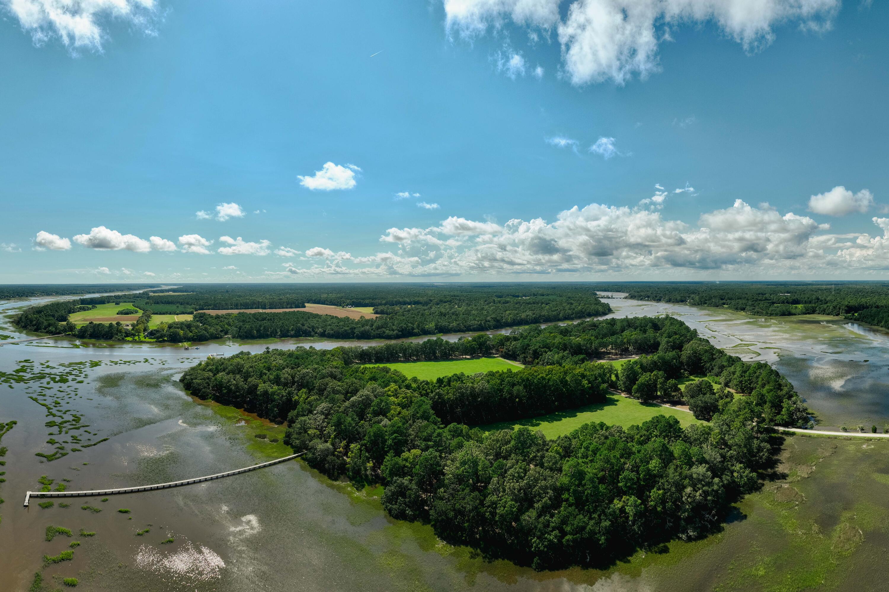 0 Hoopstick Island Road, Unit LOT 4 Johns Island, SC 29455 - Photo 14 of 18 Aerial of Island