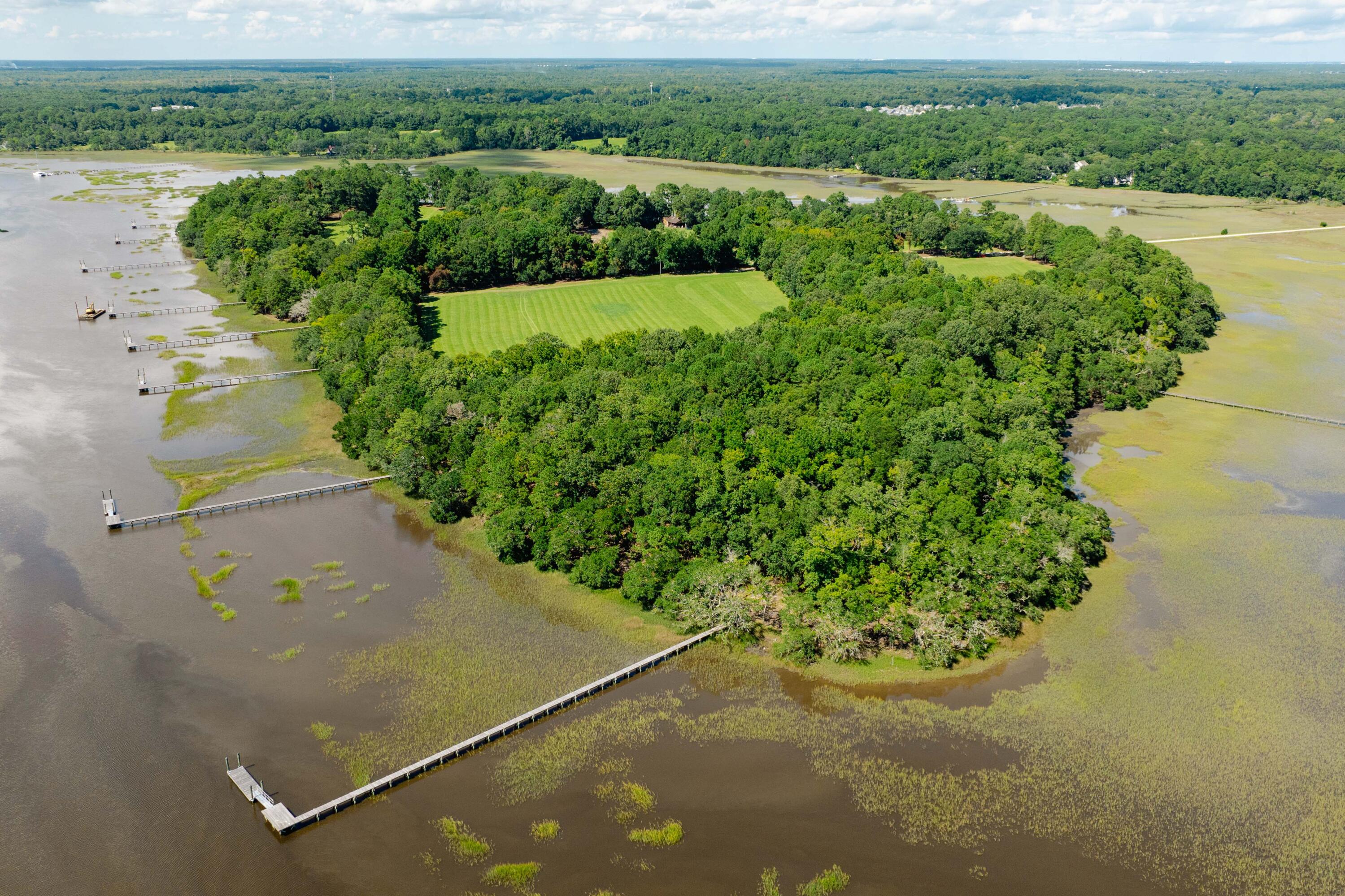 0 Hoopstick Island Road, Unit LOT 4 Johns Island, SC 29455 - Photo 2 of 18 Aerial of Island