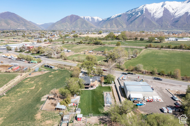 2490 South State Street Springville, UT 84663 - Photo 16 of 38 Aerial view with a mountain view and a rural view