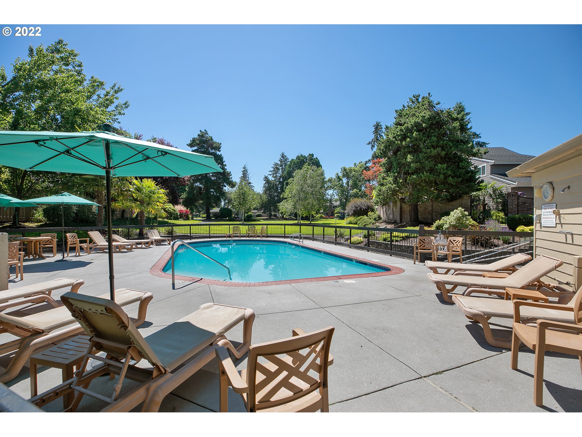 32221 Southwest Boones Bend Road Wilsonville, OR 97070 - Photo 31 of 32 a view of outdoor space yard swimming pool and patio