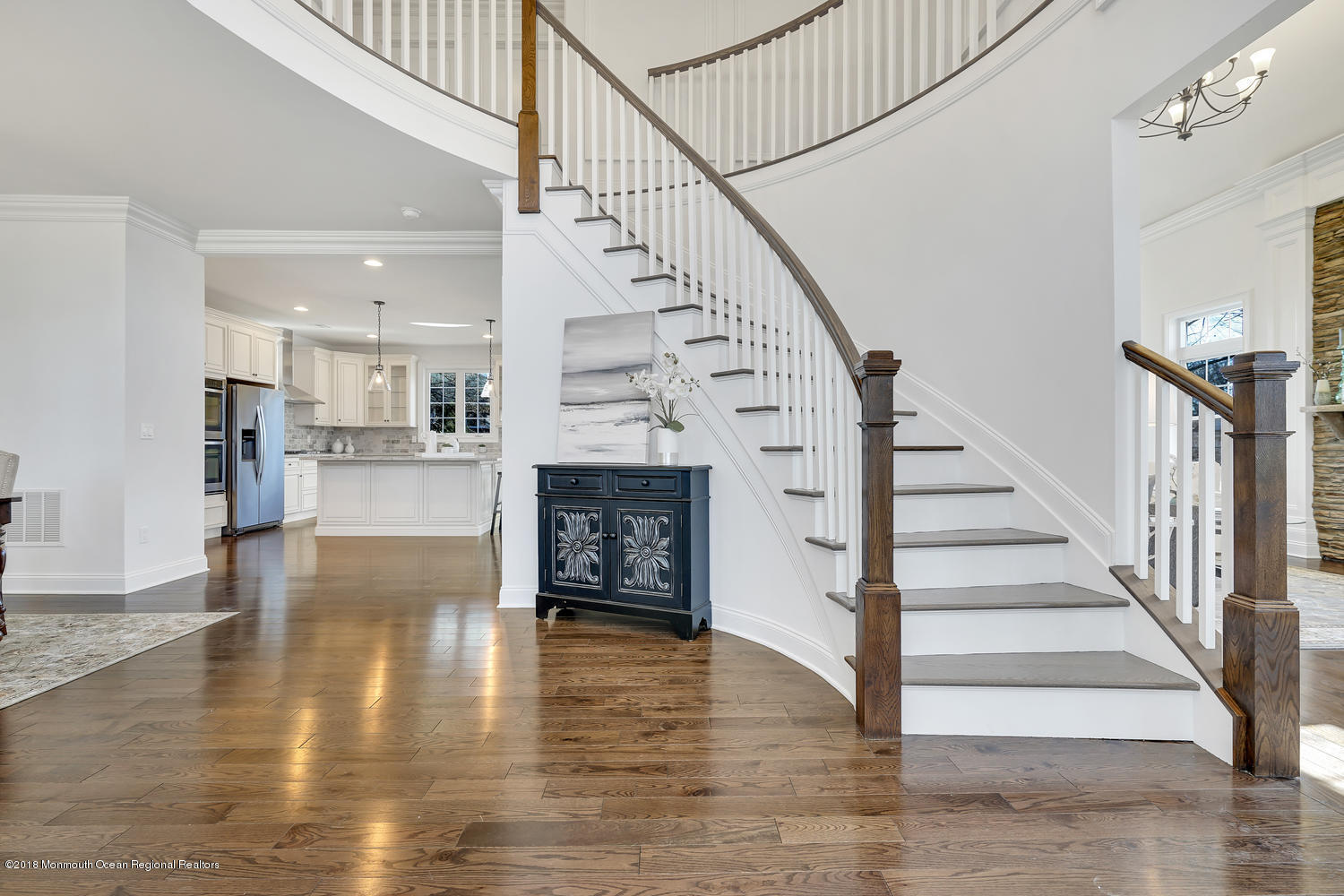 77 Stafford Road Colonia, NJ 07067 - Photo 3 of 17 a view of entryway and hall with wooden floor