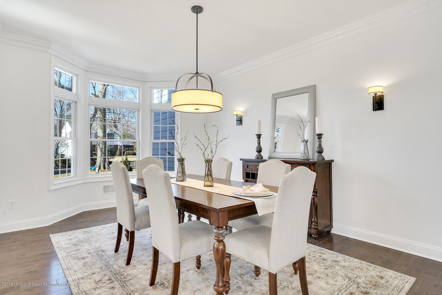 77 Stafford Road Colonia, NJ 07067 - Photo 5 of 17 a view of a dining room with furniture window and wooden floor
