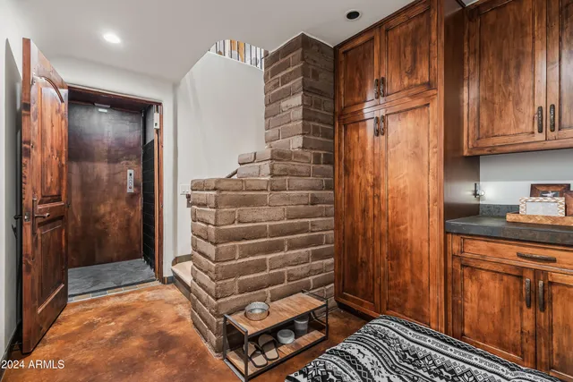 a view of a outdoor space and swimming pool