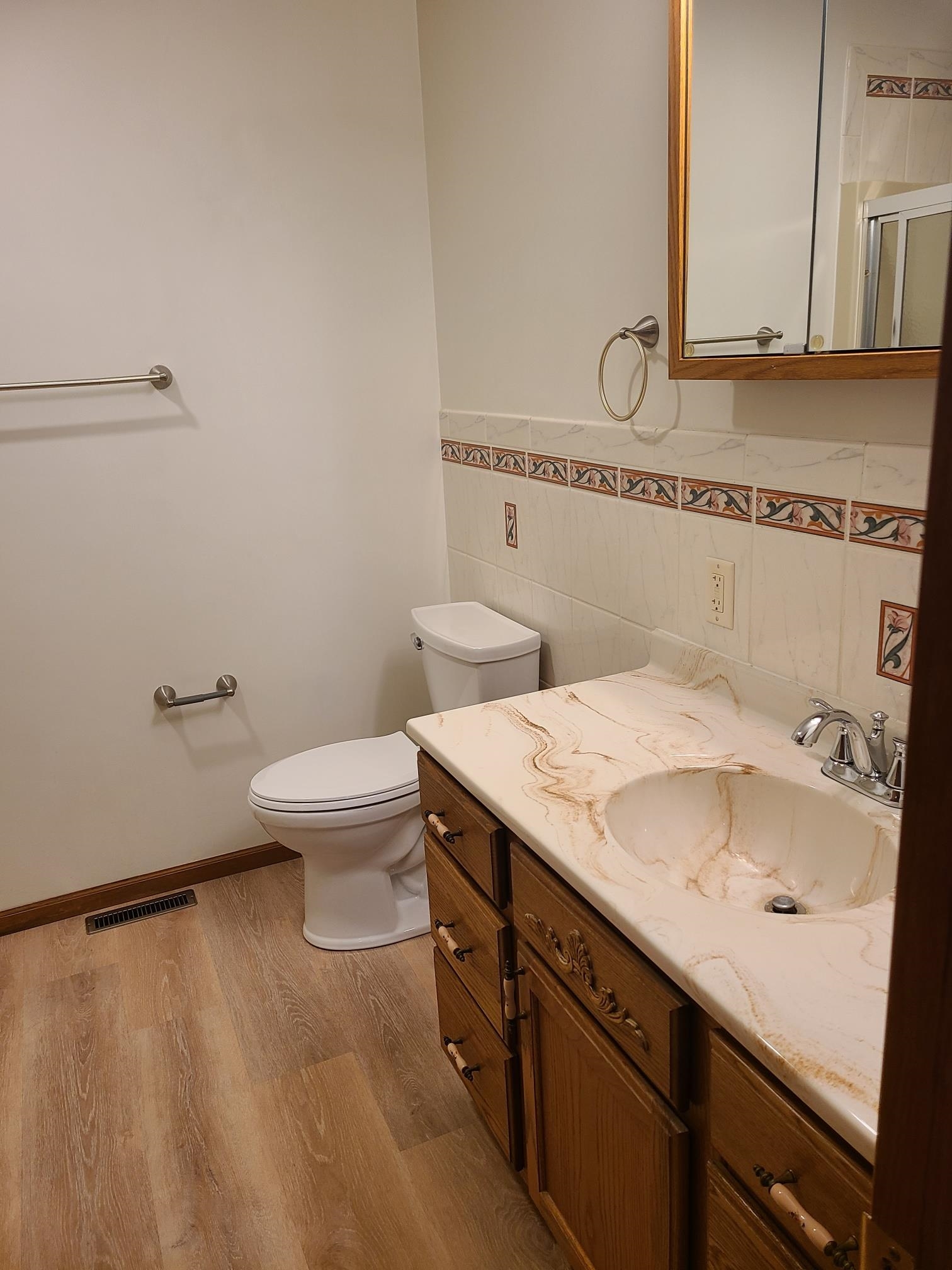 2871 East 777th Road Utica, IL 61373 - Photo 6 of 23 a bathroom with a sink and a toilet
