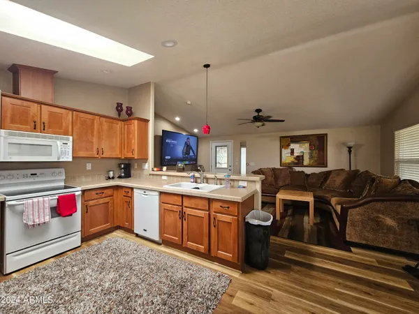 a very nice looking room with a large window