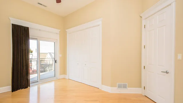 a view of an empty room