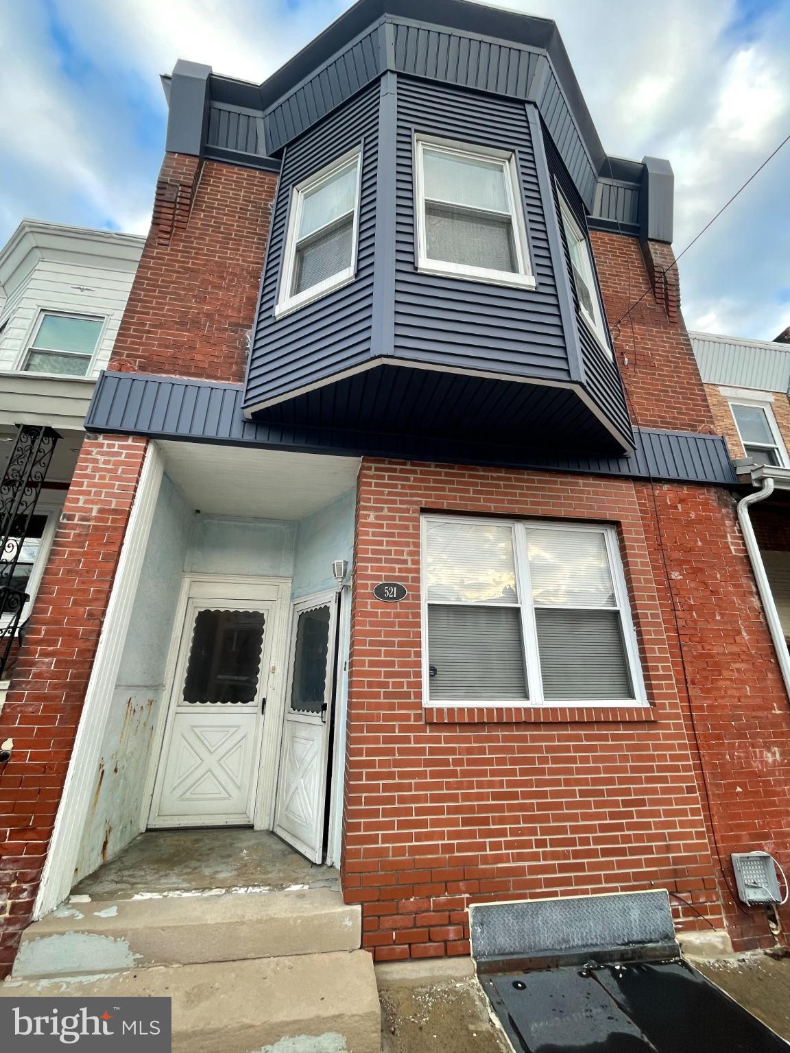 a view of a house with a door