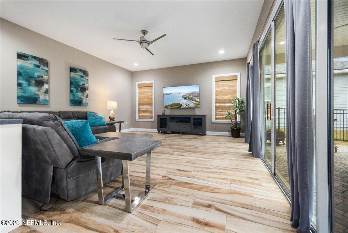 39 Seahill Drive St. Augustine, FL 32092 - Photo 13 of 37 a living room with furniture and a fireplace