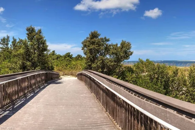 a view of balcony and yard