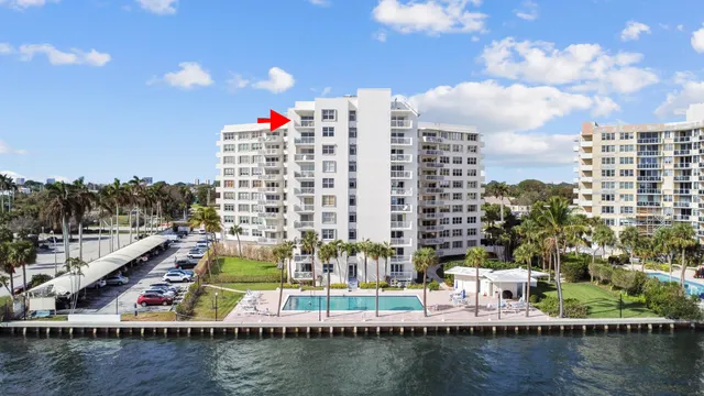 a view of a city with tall buildings