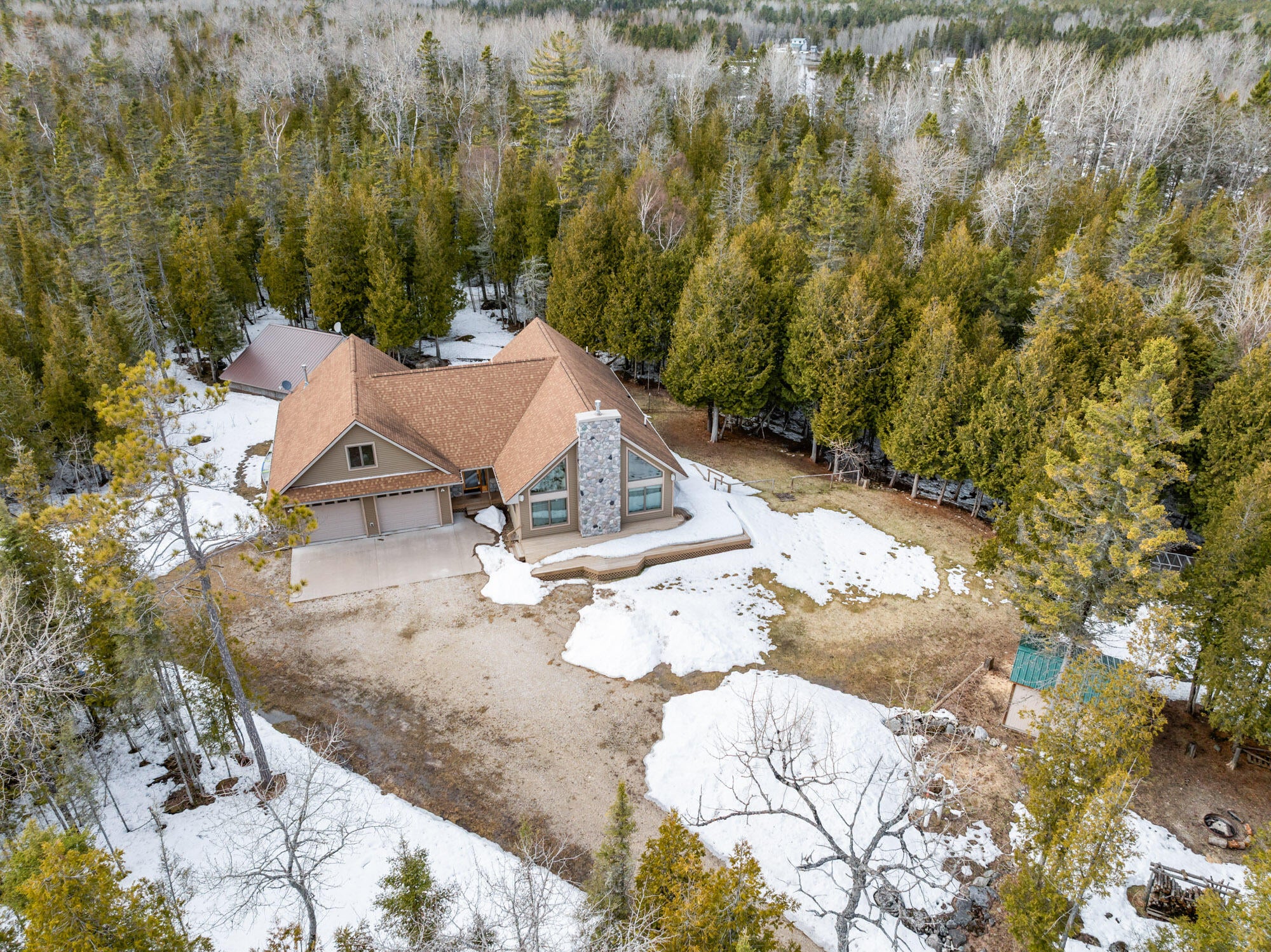 27 North 3 Mile Road Hessel, MI 49745 - Photo 40 of 49 DJI_20260415050324_0254_D