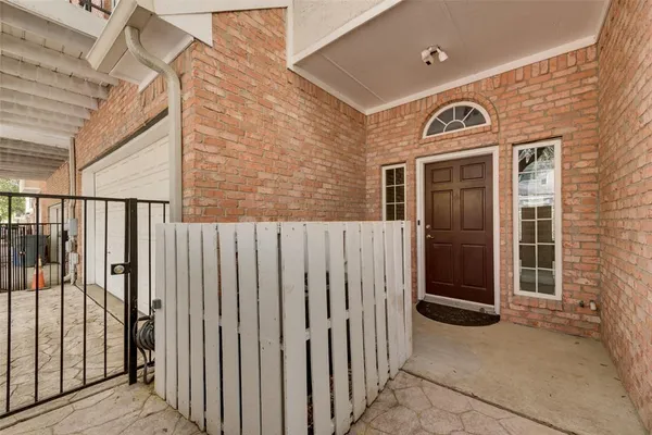 a view of a house with a door
