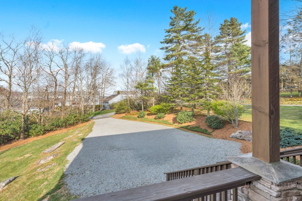 126 Knob Road Blowing Rock, NC 28605 - Photo 47 of 50 a view of a yard with an outdoor space