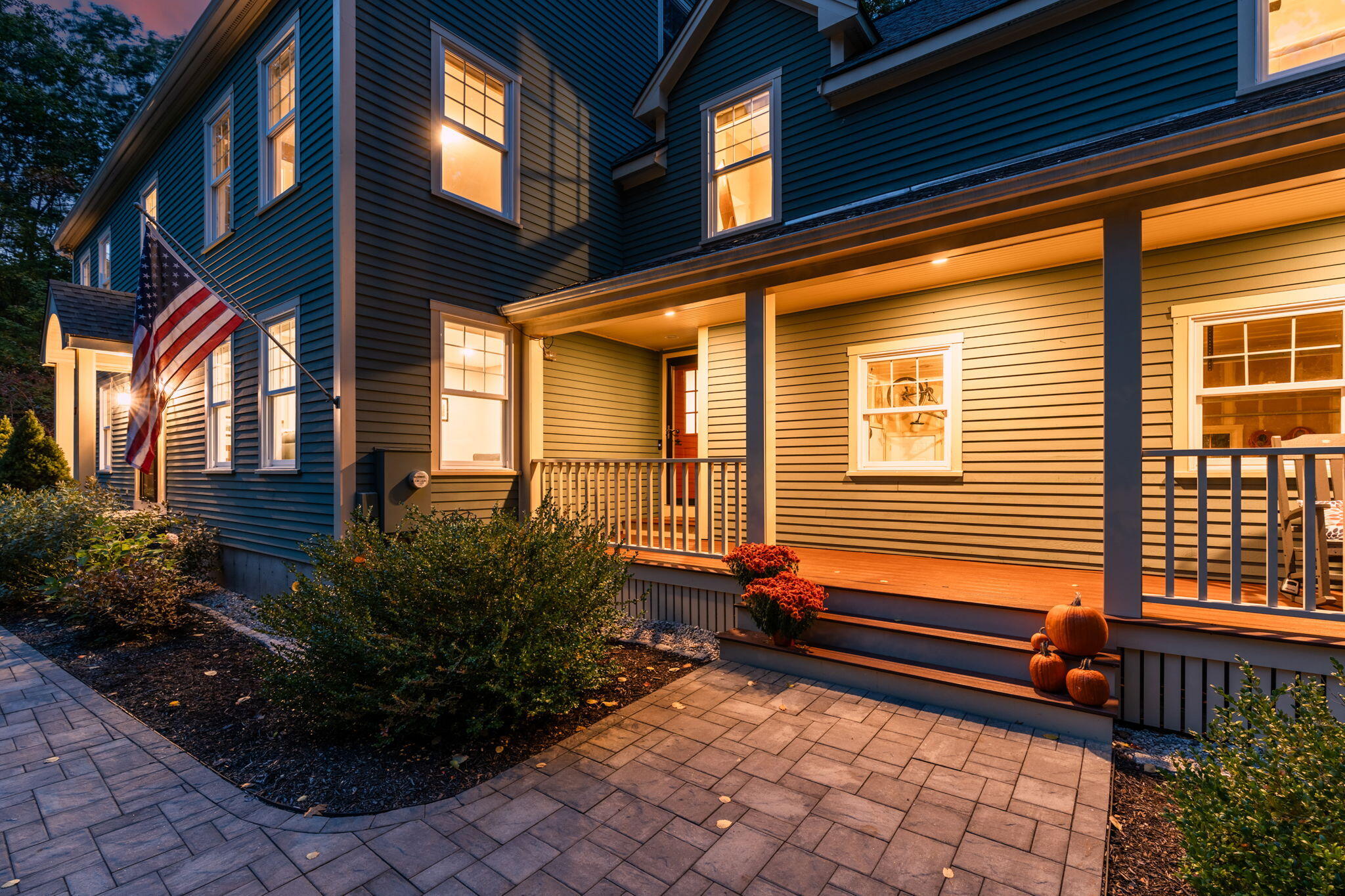 37 Newell Ridge Road Cumberland, ME 04021 - Photo 68 of 69 116-web-or-mls-37NewellTwlightFinal-8