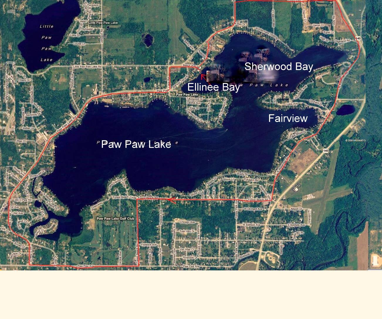5587 Paw Paw Lake Road Coloma, MI 49038 - Photo 47 of 50 Paw_Paw_Lake Aeriel