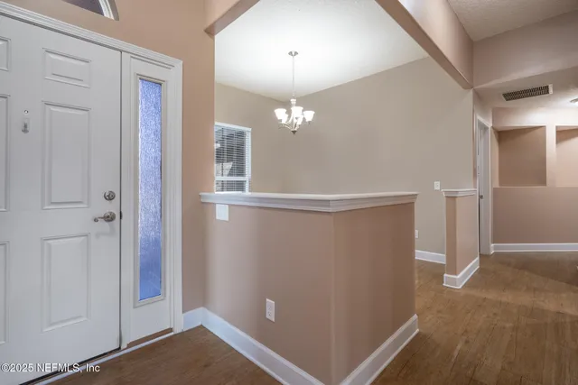 wooden floor in an empty room