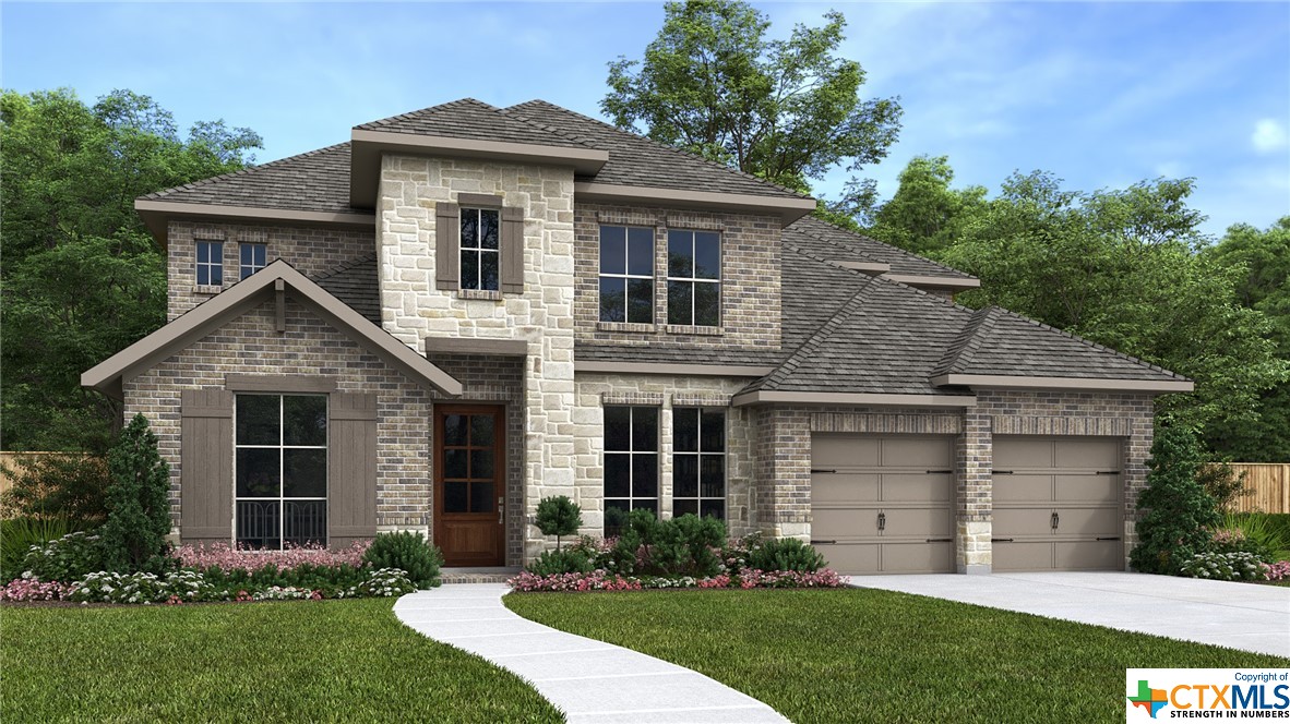 9016 Beacon Ridge San Antonio, TX 78255 - Photo 1 of 1 front view of a house with a yard